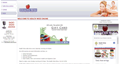 Desktop Screenshot of healthwiseonline.com